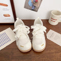 Ugly cute transparent white shoes women's german training 2025 summernew arrivalchicniche style design thin style forrest gump sports sneakers