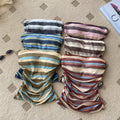 Sexystripeswork clothing style tube top women's summer pleated waist slim slimming lookshorttopshot girl style