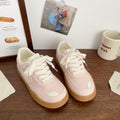 German army trainers (gats) - women's niche design chunky platform sneakers, 2026 new summer breathable white shoes, versatile chic footwear