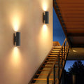 Outdoor wall light waterproof villa courtyard lamp outdoor walkway light double head spotlight minimalist modern cement wall lamp