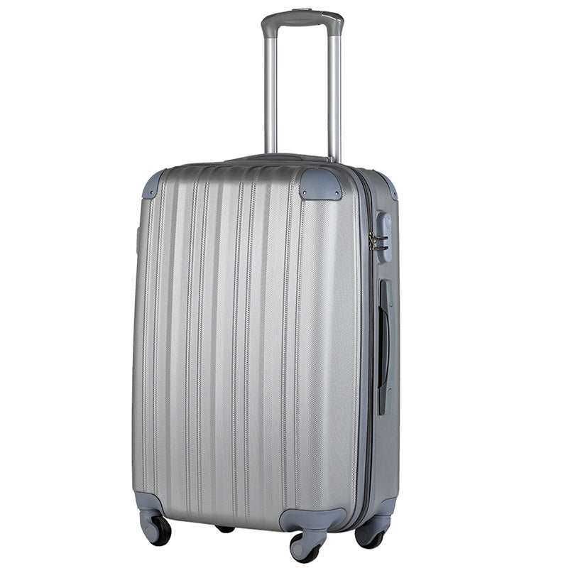 Cross-border 2025 new abs thickened trolley case, dustproof and strong travel boarding case, thickened universal wheel password box