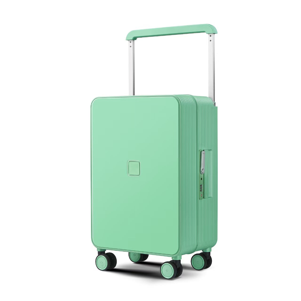 Boarding anti-drop wide tie rod aluminum frame suitcase 20 inches, small and lightweight, starting from one large-capacity password box