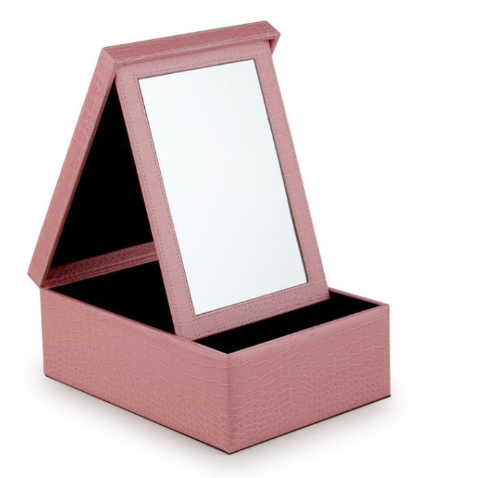 Password lock jewelry box large capacity, jewelry box princess European Korean hand jewelry box wooden jewelry box gift