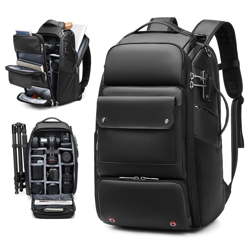 Source factory custom SLR camera bag waterproof large capacity camera bag computer all-in-one camera backpack