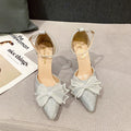 French chic bow heels - women's 2025 new arrival, plus size available, simple & stylish party shoes for export