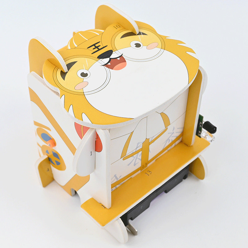 KT board induction trash can physical infrared intelligent handmade small production primary school students splicing science experiment recommended new