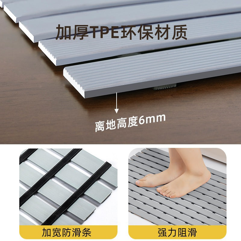 Bathroom non-slip floor mat, bathroom bath, shower room, bathtub special foot mat, for home anti-fall cut out water-proof mat
