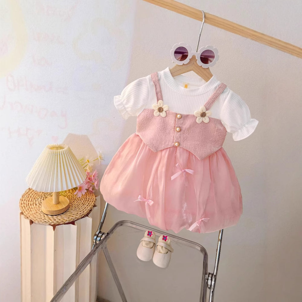Girls' clothing: new  summer collection - baby & toddler princess dresses, stylish children's new chinese style short-sleeve dresses