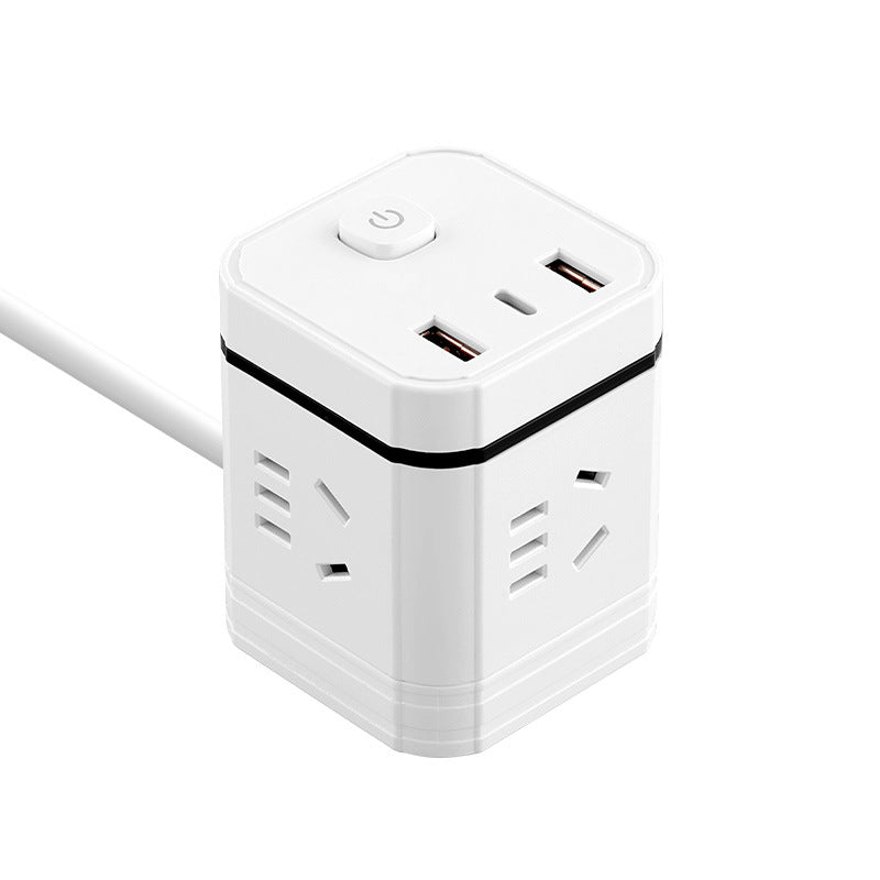 Creative magic portable socket usb converter wireless expansion office power strip travel mini plug power strip