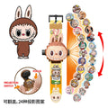 Labubu princess elsa kuromi projection watch electronic watch frozen boys and girls kids toys