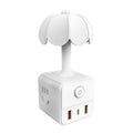 Voice-activated night light - smart bedside lamp with voice control for home, bedroom, reading, dorm room, and smart desk lamp with socket adapter