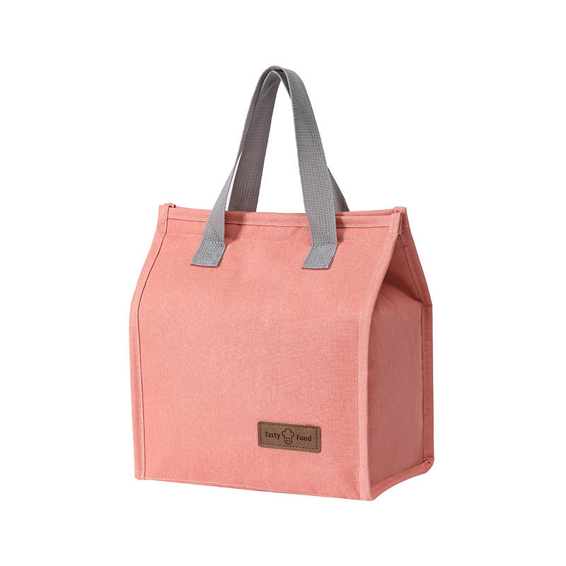 Portable cationic waterproof bento bag, portable lunch bag, thermal insulation bag, lunch box bag, large-capacity bento bag.