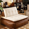 Vacuum compressed tofu block sofa - space-saving modular sofa for living room and bedroom