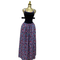 European and american cross-border women's fashion  summer new sleeveless printed sexy camisole bodycon ruched maxi dress
