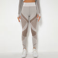 In stock! fashion cross-border seamless knittingsexystripes moisture-wicking yoga pants sports running fitness pants for women