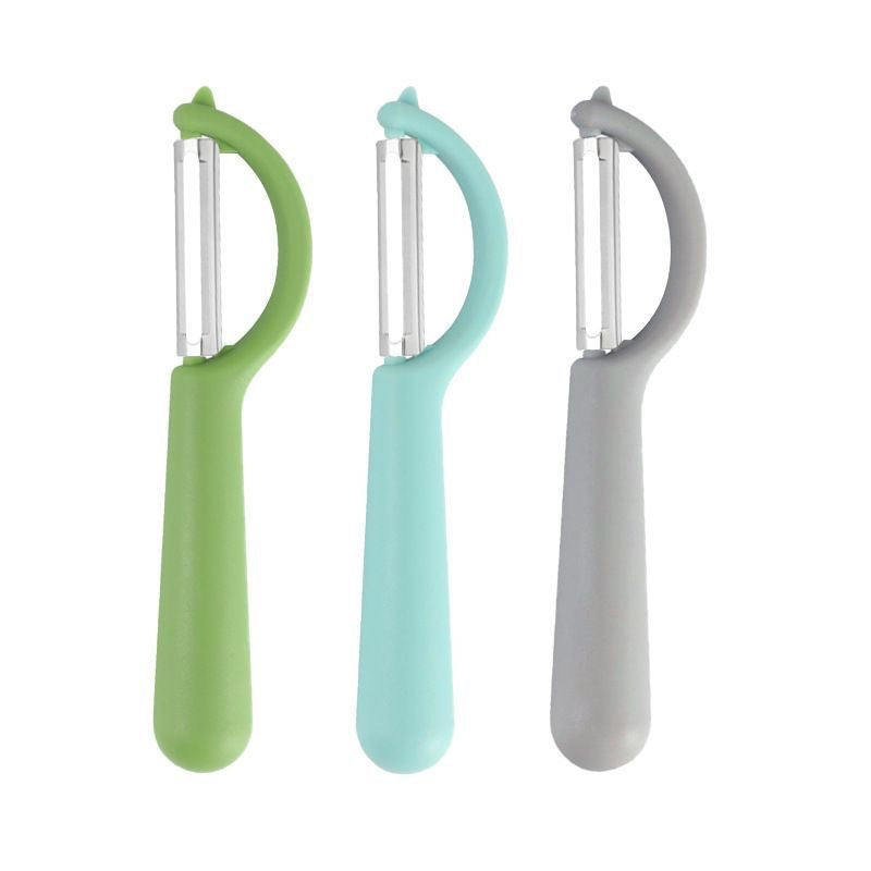 Stainless steel multi-purpose peeler - kitchen gadget for home use - potato, fruit, and vegetable peeler - fruit knife - melon peeler