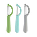 Stainless steel multi-purpose peeler - kitchen gadget for home use - potato, fruit, and vegetable peeler - fruit knife - melon peeler
