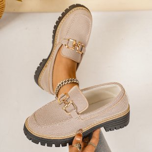 spring/autumn new arrival: women's plus-size loafers for cross-border e-commerce. wholesale available. dropshipping to  and  supported. size 43
