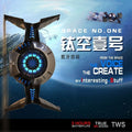 New spacecraft bluetooth speaker - creative wireless, cool, card-insertable, computer desktop speaker, subwoofer, piano black