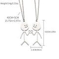 Wholesale alloy figurine pendants - european & american cross-border jewelry, niche high-end, unique couple anime layered necklaces for women