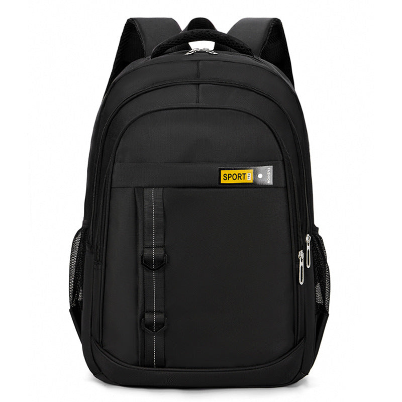 Black Backpack Computer Bag Travel Backpack Student School Bag Oxford Cloth Casual Business Backpack Campus School Bag