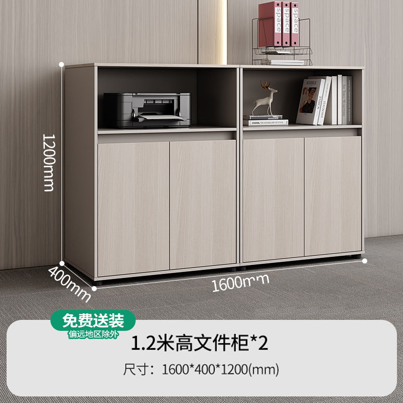 Filing cabinet low cabinet information cabinet casual modern office partition cabinet floor-standing side cabinet wooden cabinet office locker