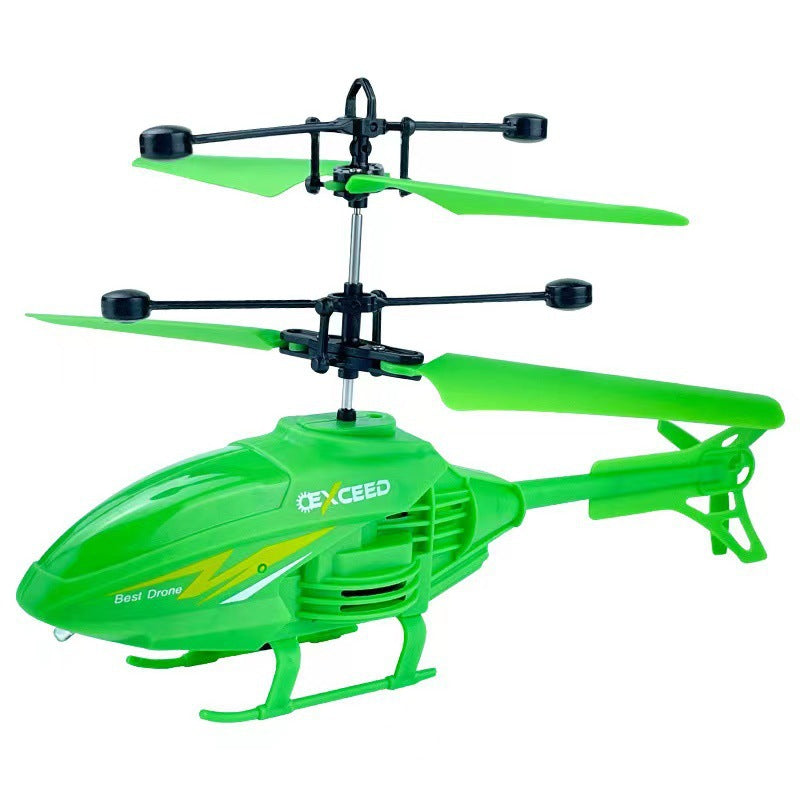 Little fairy sensor aircraft remote control aircraft suspended helicopter resistant to falling and flying cross-border rechargeable kids toy