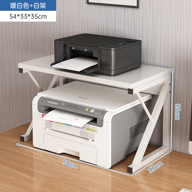 Printer Shelf Desktop Copier Shelf Multifunctional Office Countertop Storage Finishing Rack Small Bracket