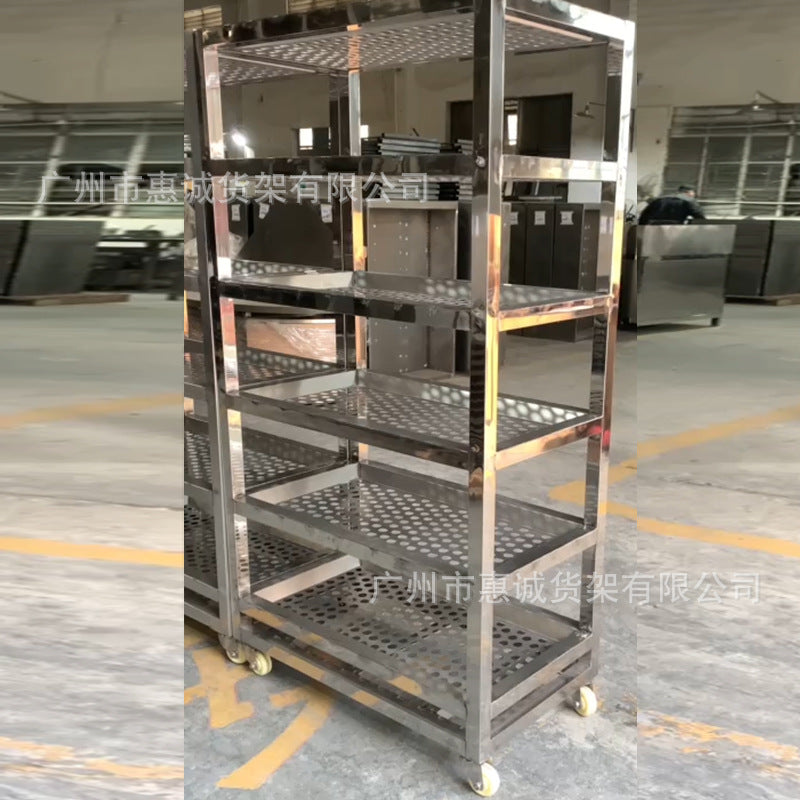 Slaughterhouse Split Workshop Central Kitchen Stainless Steel Shelf Shelf 304 Stainless Steel Shoe Rack Display Rack