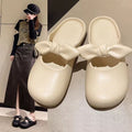 New summer closed-toe slippers for women, stylish soft-soled lazy slides, non-slip sandals, indoor home shoes - wholesale