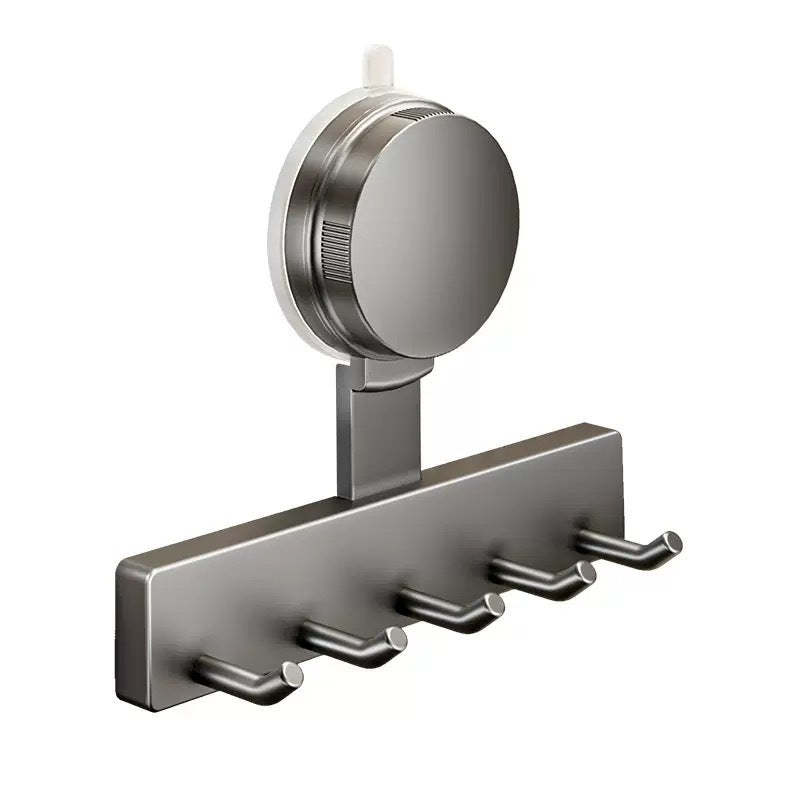 Punch-free suction cup wall-mounted kitchen bathroom door back hanging bag wall multi-functional hook for home storage artifact