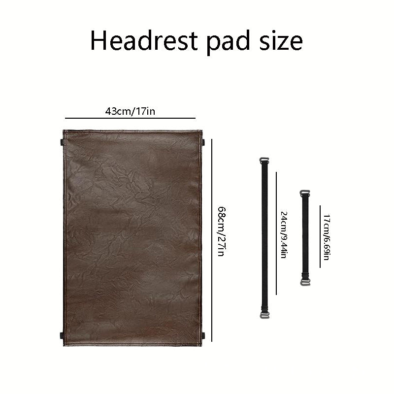 hot-selling sofa cushion chair headrest protective cover lounge chair headrest cushion easy to remove sofa lounge chair neutral leather cover