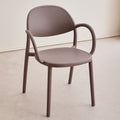 Scandinavianthickened plastic chairfor home negotiation dining chair dining table stool plastic backrest armrest table chair high backrest