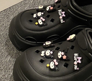 Eva ultra-light toe cap clogs girls slippers women's summer comfortable outer wear non-slip deodorizing filter baby boys shoes students