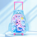 2026 new 3d dinosaur kindergarten trolley backpack - large capacity, lightweight, and easy-push cart backpack