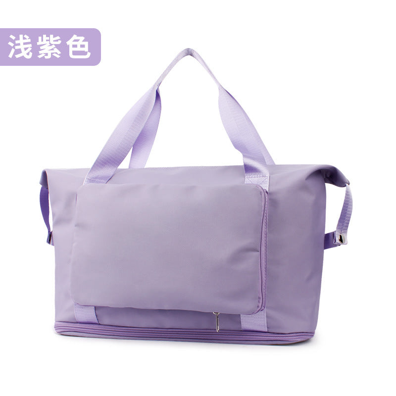 New Women's Lightweight Tote Bag Large Capacity Sports Yoga Fitness Bag Foldable Mountaineering Hiking Travel Bag