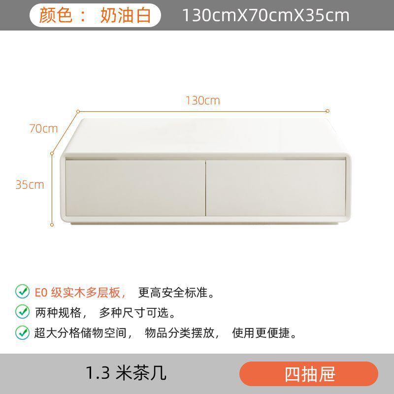 Coffee table TV cabinet floor simple modern router Nordic bedroom living room TV cabinet back hollow threading hole