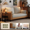 Cat scratch leather retro sofa small apartment comfortable corduroy sofa living room balcony rental house sofa with backrest