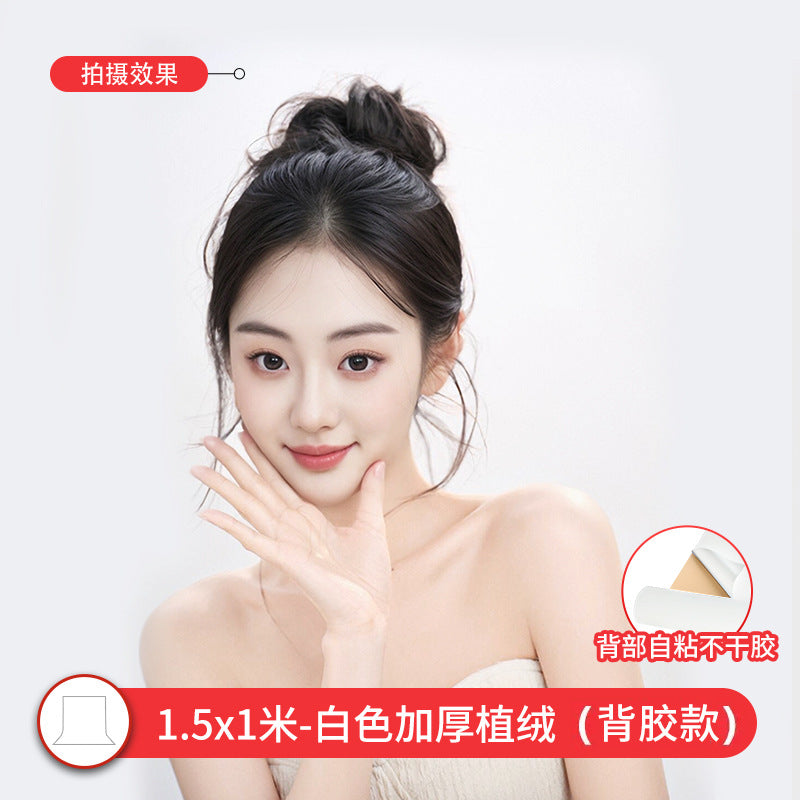 2 * 3 meters black light-absorbing cloth, flocking photographic background cloth, New Year's black screen photo shooting prop curtain is not