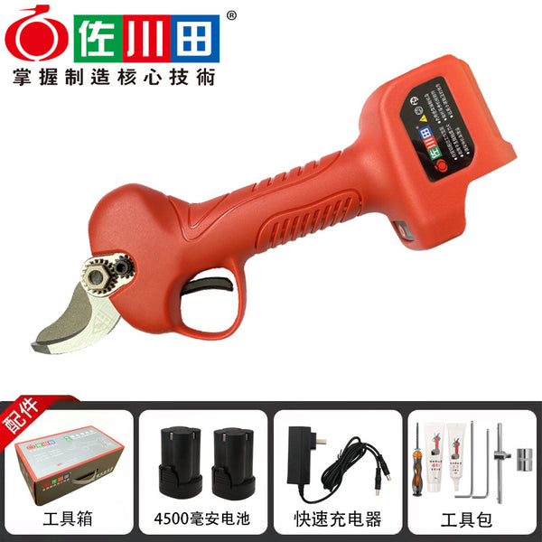 Sagawada 32L rechargeable scissors garden electric pruning scissors lithium battery gardening scissors large capacity battery lightweight