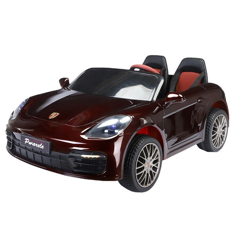 Paramela double children's electric car four wheels oversized can sit adults children baby remote control toy stroller