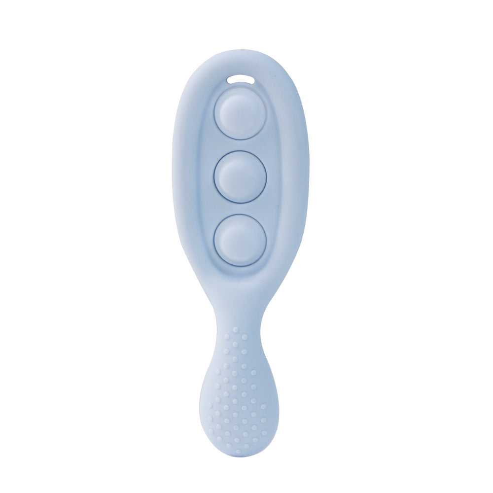 new food-grade silicone teether baby teething stick anti-eating hand security bite fun maternal and infant products wholesale