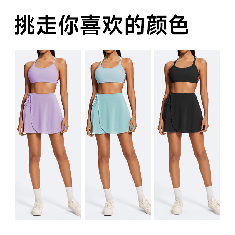 New arrival beautiful back sports intimates running training bra yoga bra pilates outwear spaghetti strap yoga clothes for women