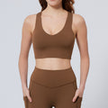 Amazon's new i-shaped bubble wrap sports vest for women running to shrink secondary breasts yoga bra high-strength sports intimates