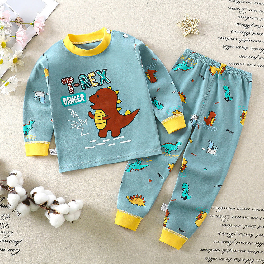 Kids' underwear set -  autumn/winter new collection - 100% cotton - boys' and girls' thermal underwear - baby and toddler loungewear - dropshipping available