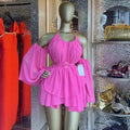 European and american cross-border women's fashion:  spring new arrivals - elegant and sweet halter neck, off-the-shoulder, asymmetrical waist, short dress