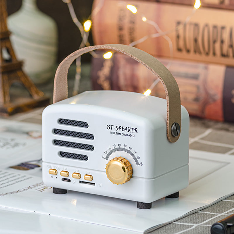 Wireless retro speaker outdoor portable bluetooth speaker little prince mini card radio ft-bt01plus