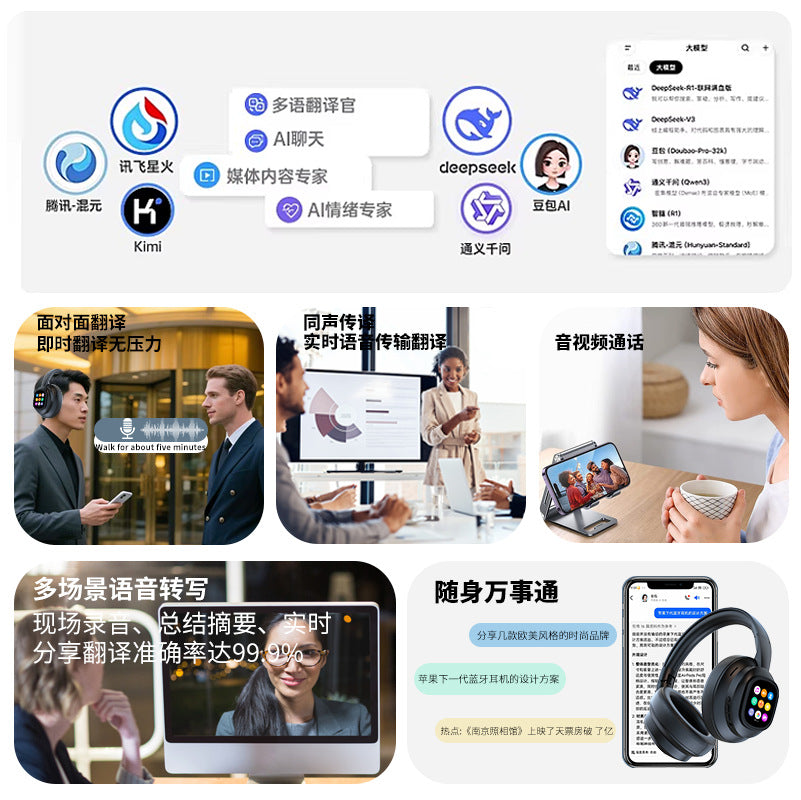 Hyundai x1 pro bluetooth earphones - open-ear wireless universal headphones with battery display and noise cancellation for sports