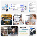 Hyundai x1 pro bluetooth earphones - open-ear wireless universal headphones with battery display and noise cancellation for sports