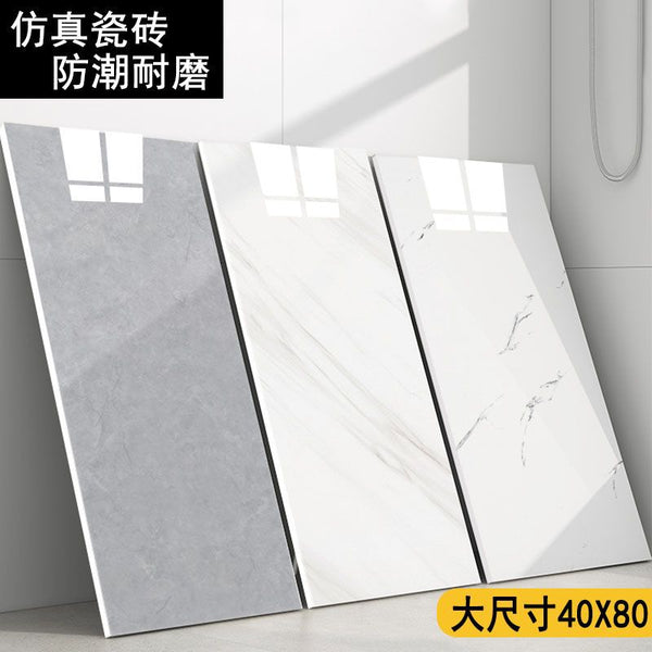 Aluminum-plastic panel wall sticker marble tile wallpaper self-adhesive living room kitchen bathroom waterproof and moisture-proof PVC sticker sheet